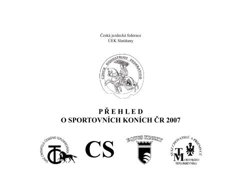 Přehled o sportovních koních 2007 - Česká jezdecká federace