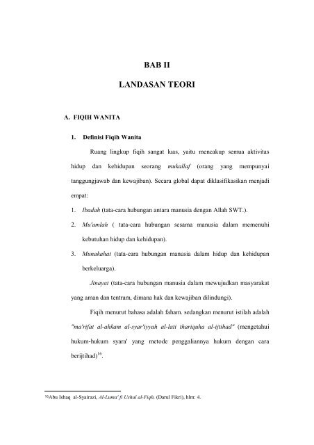 Bab Ii Landasan Teori