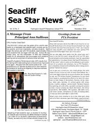 Seacliff Sea Star News - Huntington Beach City School District
