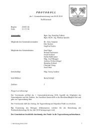 1. Gemeinderatsprotokoll (150 KB) - .PDF - Gemeinde Oetz