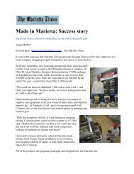 Made in Marietta: Success story - Marietta College