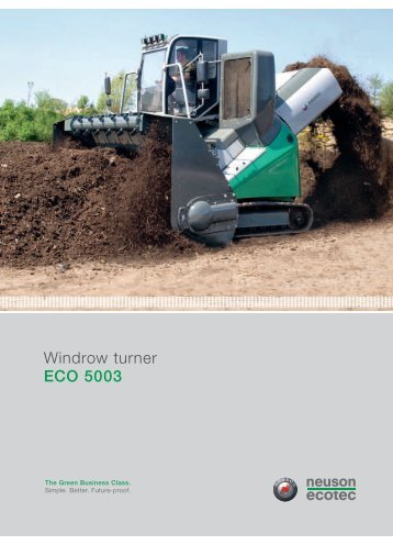 Windrow turner ECO 5003 - neuson ecotec gmbh.