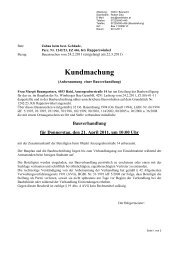 Kundmachung - Ansfelden