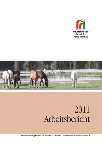 Jahresbericht der Nationalparkgesellschaft 2011