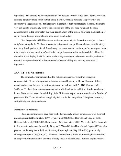 Air Quality Criteria for Lead Volume II of II - (NEPIS)(EPA) - US ...