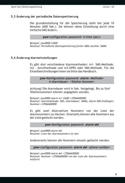 GH3000 User manual Deutsch v1.02 - Haider Telekom die GSM ...