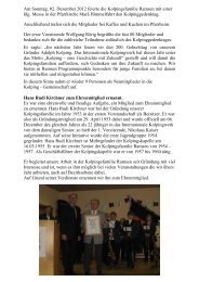 Jubilare 2012 in Ramsen - Kolping DV Speyer