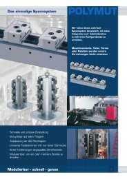 POLYMUT Das einmalige Spannsystem