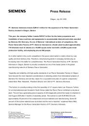 Press Release - Siemens