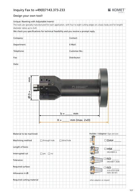 Katalog TOOLS PLUS IDEAS - Komet Group