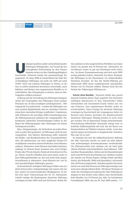 ETF-Magazin: "Vorsicht, Falle!" (Q3-2009) - Börse Frankfurt