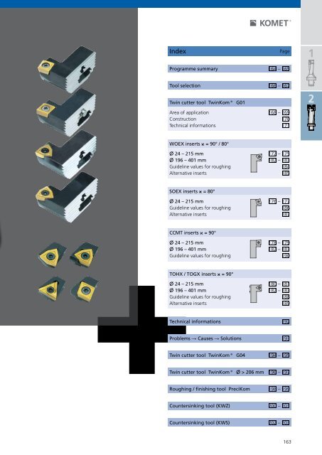 Catalogue Bore machining Chapter Roughing - komet group