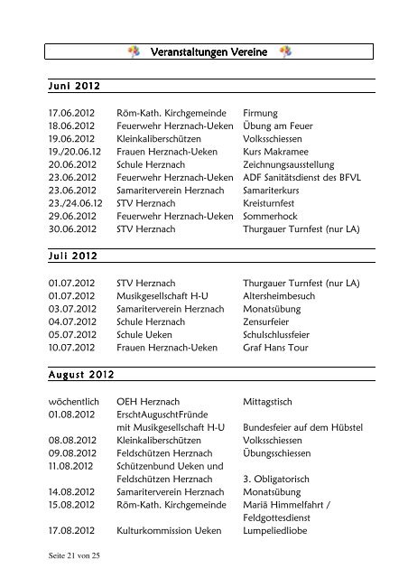 2. Ausgabe Juni - Gemeinde Herznach