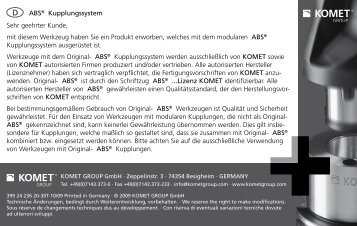 ABS® System - Komet Group