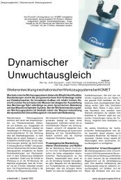 Dynamischer Unwuchtausgleich - Komet Group