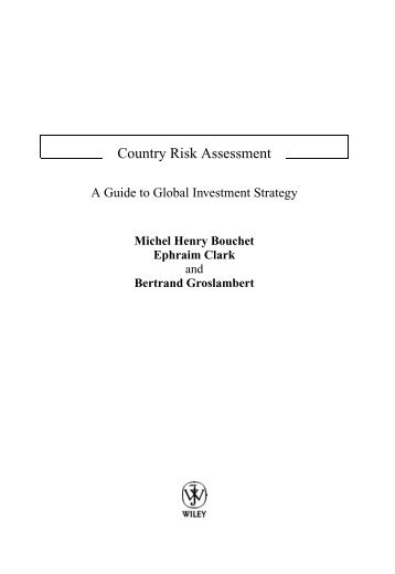 Country Risk Assessment - Index of - Free