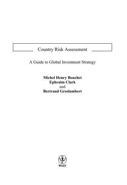 Country Risk Assessment - Index of - Free