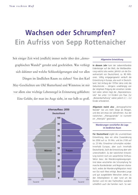 Vom rechten Maß - LVHS Niederalteich