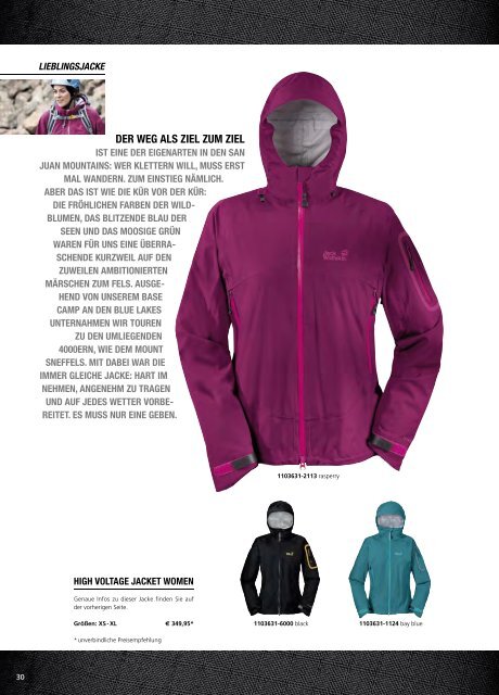 Jack Wolfskin Katalog Fruehjahr Sommer 2013