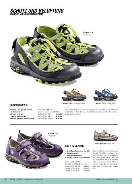 Jack Wolfskin Katalog Fruehjahr Sommer 2013