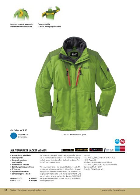 Jack Wolfskin Katalog Fruehjahr Sommer 2013