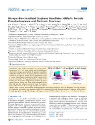Nitrogen-Functionalized Graphene Nanoflakes (GNFs:N) - Ulster ...