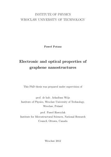 Electronic and optical properties of graphene nanostructures