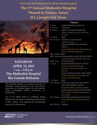 The 2nd Annual Methodist Hospital Wound & Ostomy Safari: It's a ...