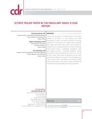 ectopic molar tooth in the maxillary sinus - official publication of ...