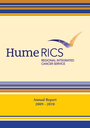 Annual Report 2009 - 2010 - Hume RICS