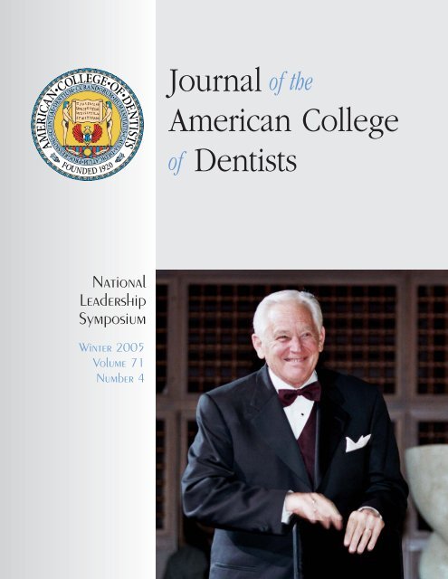 JACD 71-4 - American College of Dentists