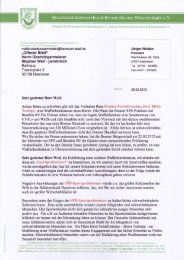 Offenen Brief an Herrn Obgm Weil