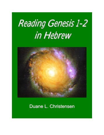 Reading Genesis 1-2 in Hebrew - Bibal.Net