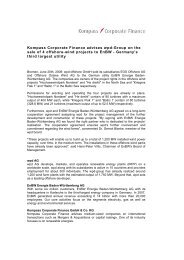 Page 1 Bremen, June 20th, 2008: wpd offshore GmbH sold its ...