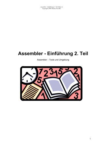 Assembler - Einführung 2. Teil