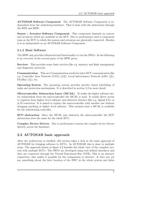 Evaluation Environment for AUTOSAR-Autocode in Motor Control ...