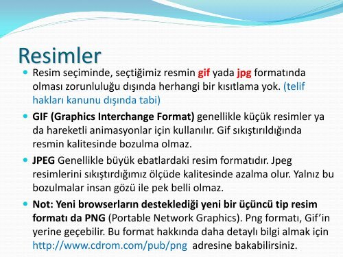 HTML'e Giriş