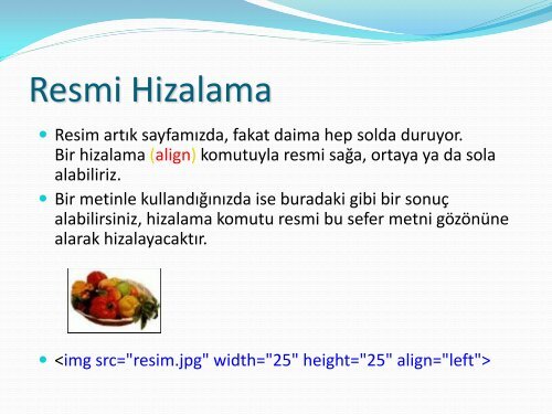 HTML'e Giriş