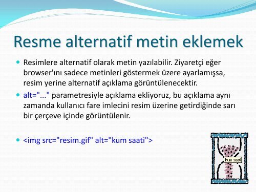 HTML'e Giriş