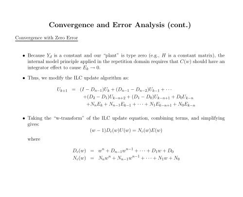 An Introduction to Iterative Learning Control - Inside Mines