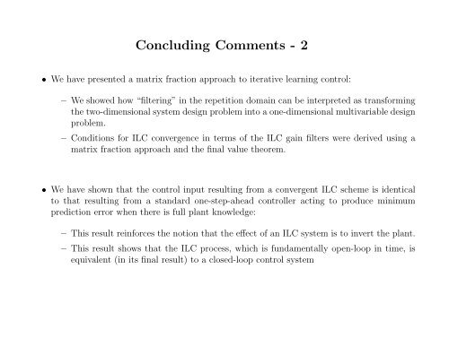 An Introduction to Iterative Learning Control - Inside Mines