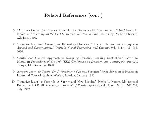 An Introduction to Iterative Learning Control - Inside Mines