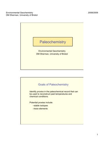 Lecture Notes (PDF) - University of Bristol