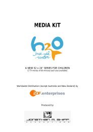 media kit contents - h2o - just add water - ZDF Enterprises