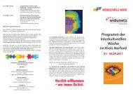 Programm der Interkulturellen Woche im Kreis Herford 2012
