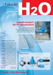 Hawle H20 Nr. 7, deutsch - Hawle Armaturen AG