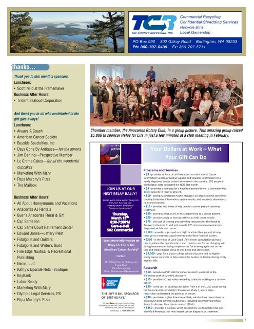 Download Newsletter - Anacortes