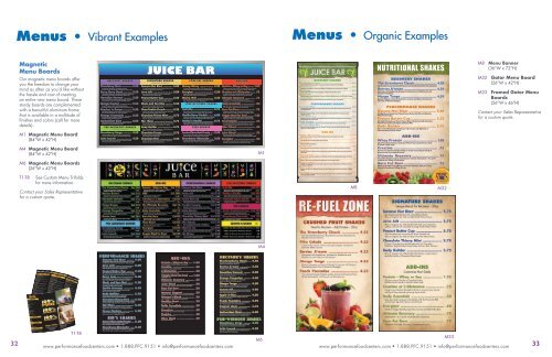 PFC Marketing Catalog - Performance Food Centers