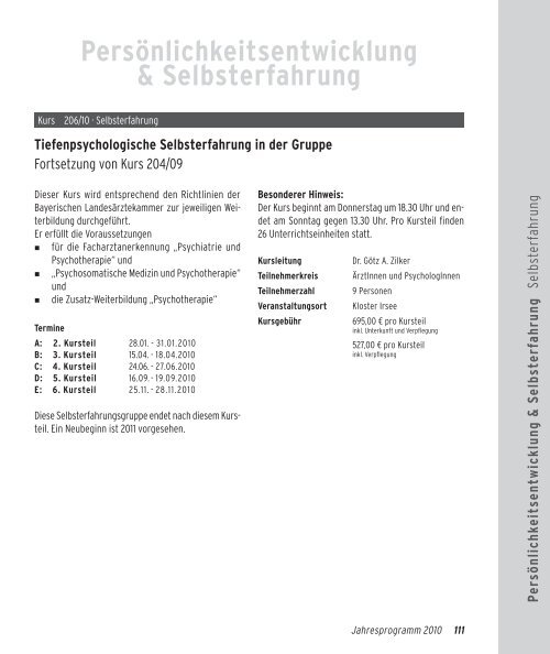 Psychiatrie - Bildungswerk Irsee