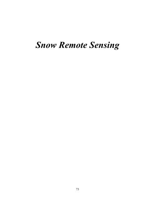 Download the entire proceedings as an Adobe PDF - Eastern Snow ...